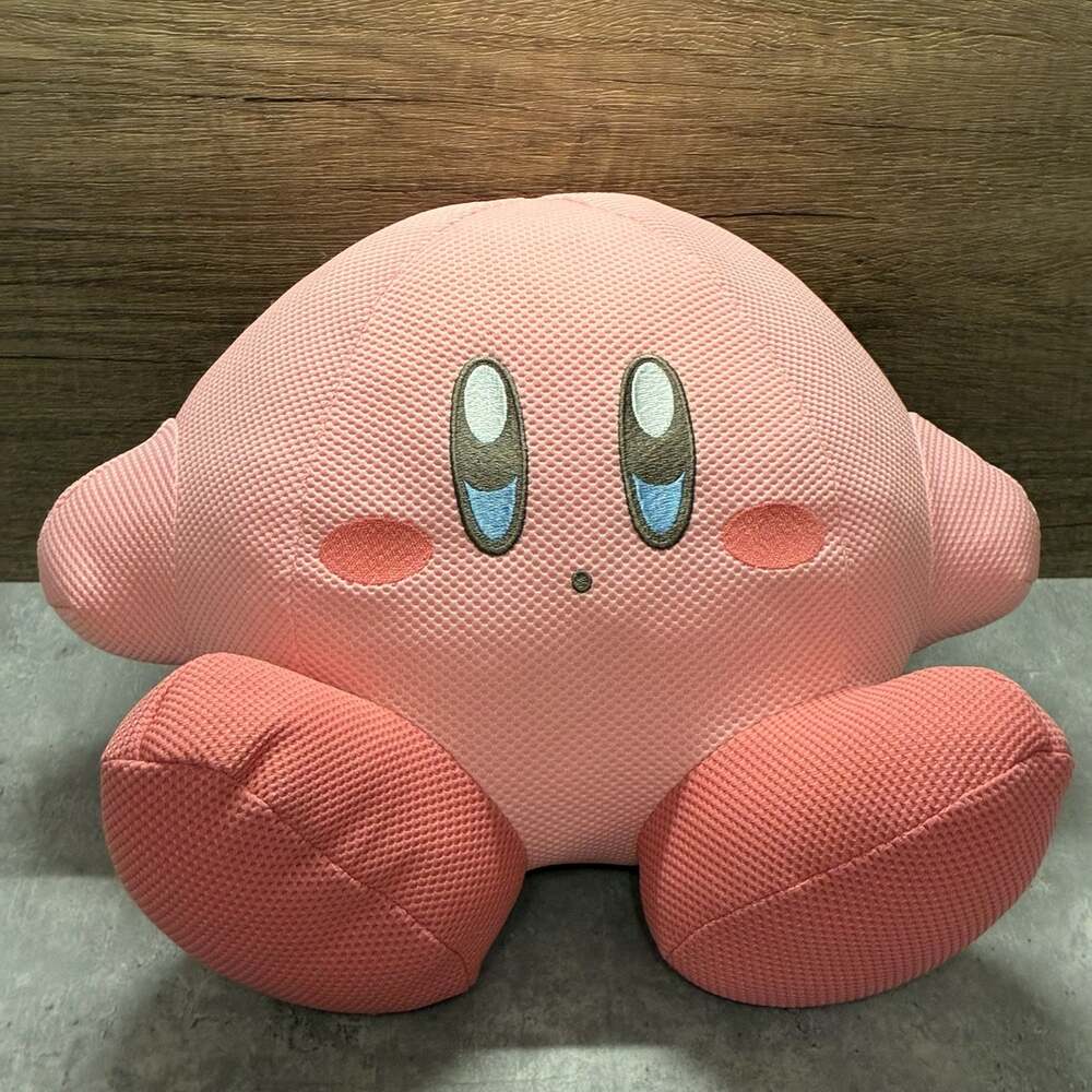Nintendo Kirby Waffle Knit Textured 12-inch Plush Toy